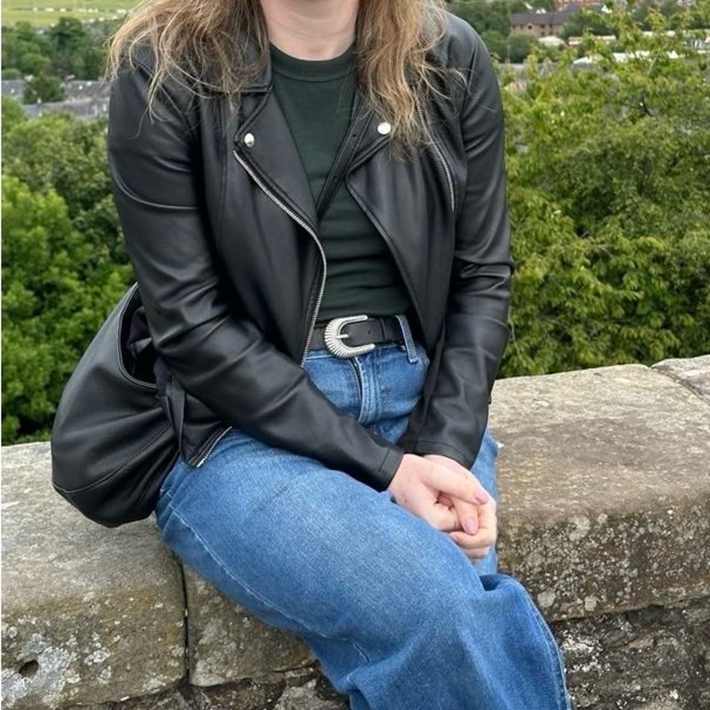Dynamite faux Black Leather Jacket - Picture 5 of 5